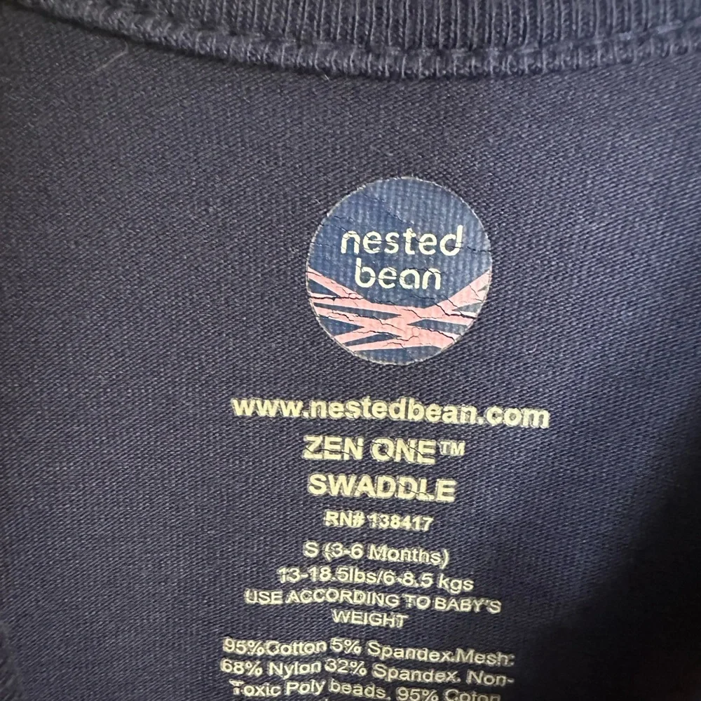 Nested Bean Zen One Blue Swaddle‎ Sleep Sack bundle 3-6 month missing sleeves